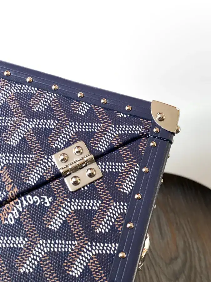 DE Cube Bag with GOYARDINE Canvas Y Pattern