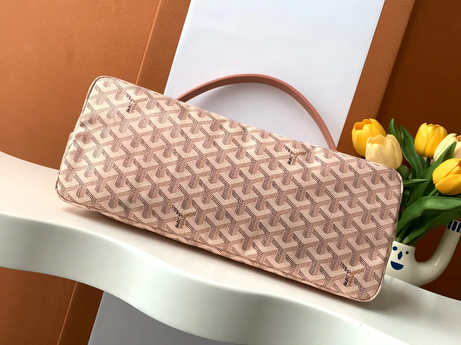 BOHEME HOBO Bag Goyardine Canvas with Rainbow Shine