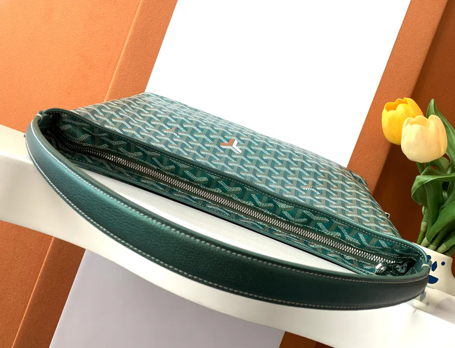 BOHEME HOBO Handbag Unique Goyardine Canvas with Rainbow Shine