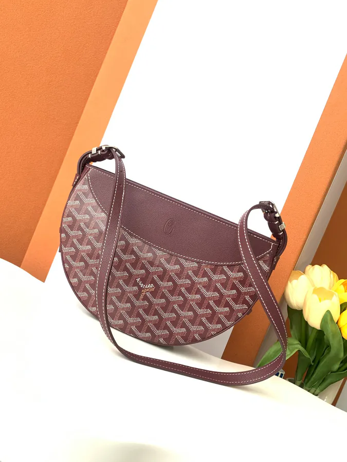 Hironnelle Moon Bag Elegant Lunar Shape