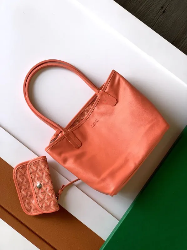 Anjou Mini Signature Saint Louis Leather Bag