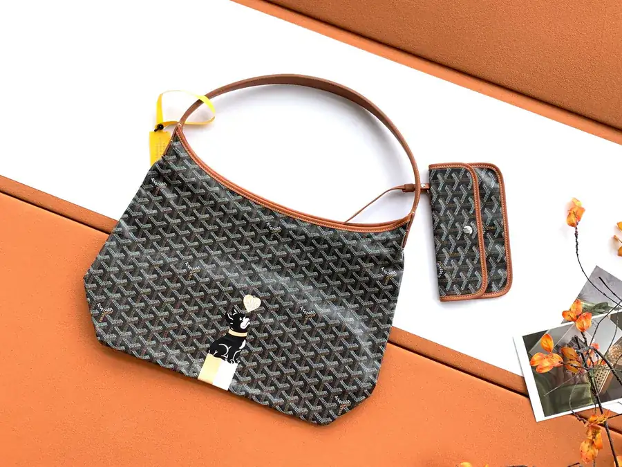 Goyard Hobo Bag with Heart Design
