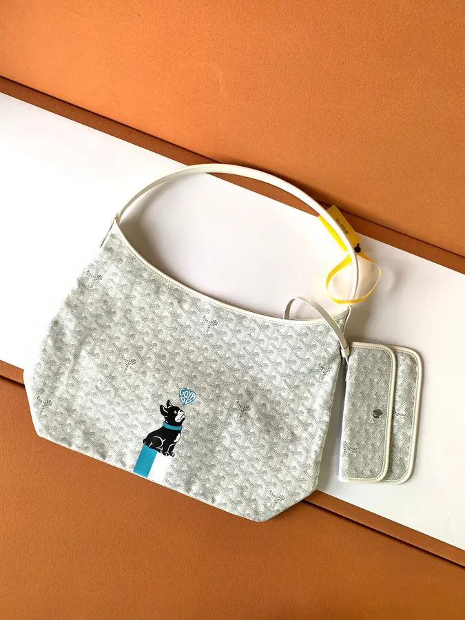 Goyard Hobo Bag with Heart Design