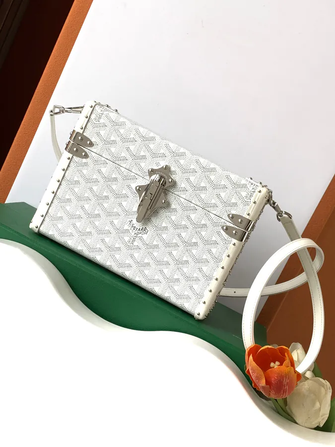 Goyard Cassette Heritage Hard Suitcase