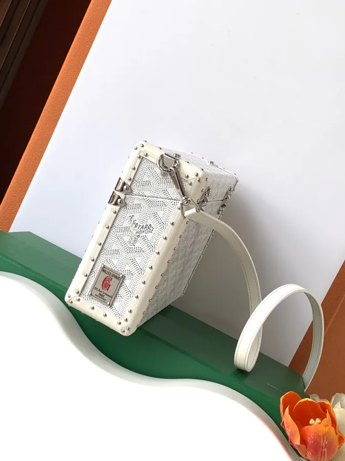 Goyard Cassette Heritage Hard Suitcase