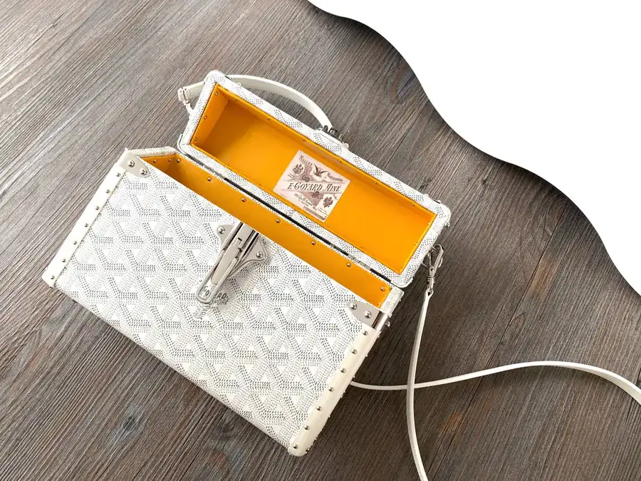 Goyard Cassette Heritage Hard Suitcase