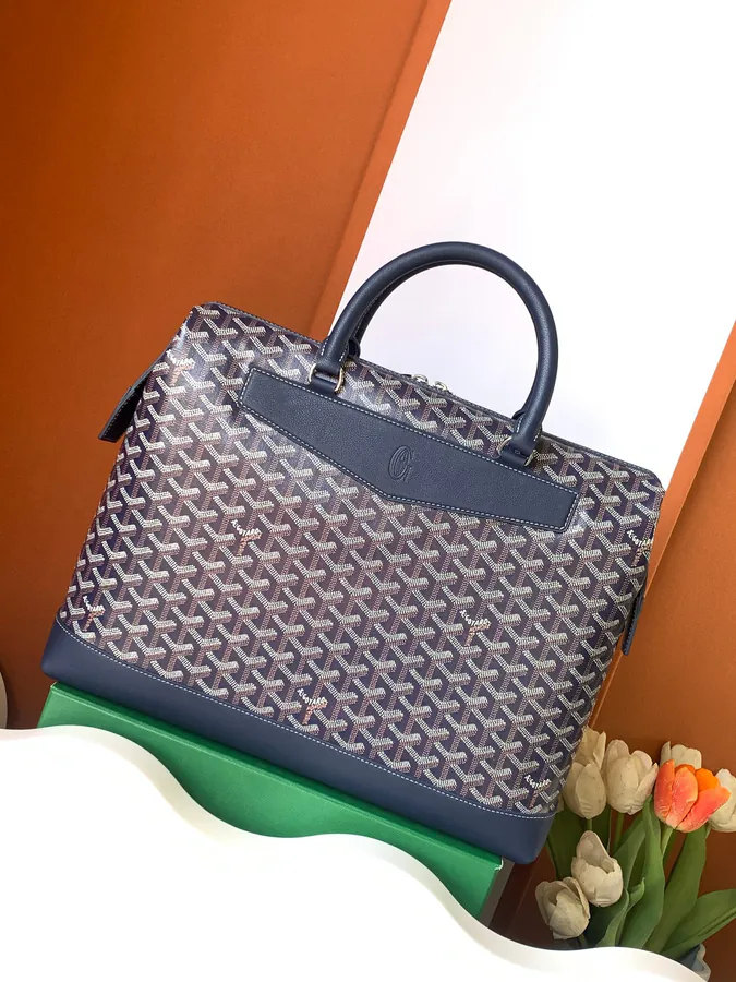 Cisaln Briefcase Goyard Travel Art