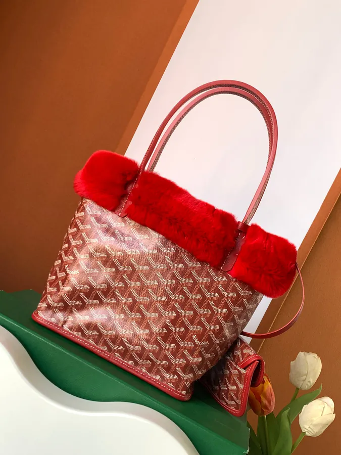Goyard Rabbit Fur Mini Tote