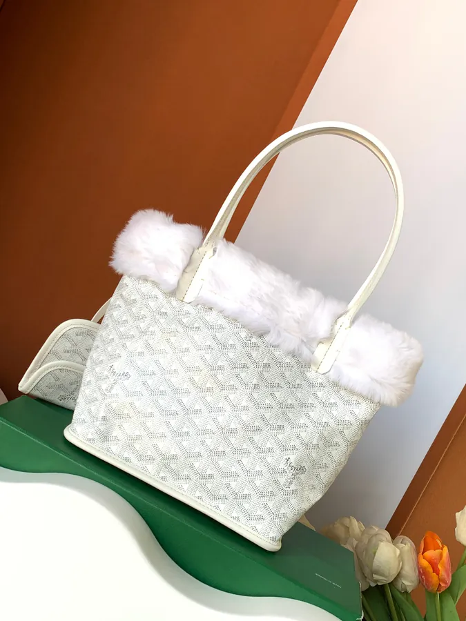 Goyard Rabbit Fur Mini Tote