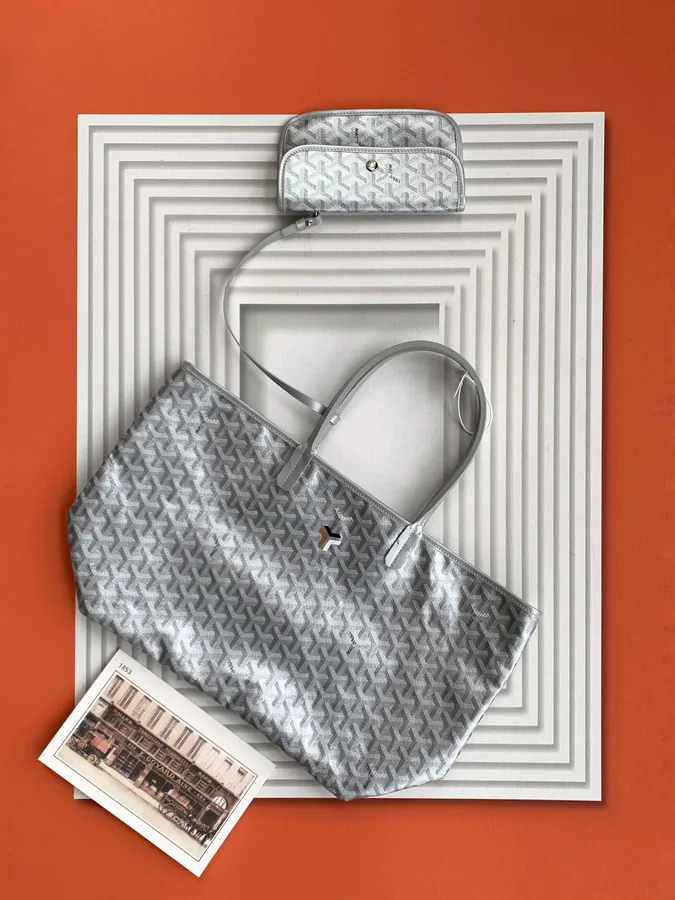 Goyard Tote Bag Space Silver Series