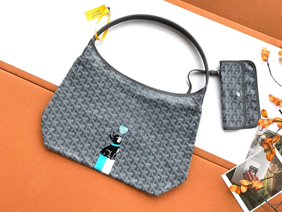 Goyard Hobo Bag with Heart Design