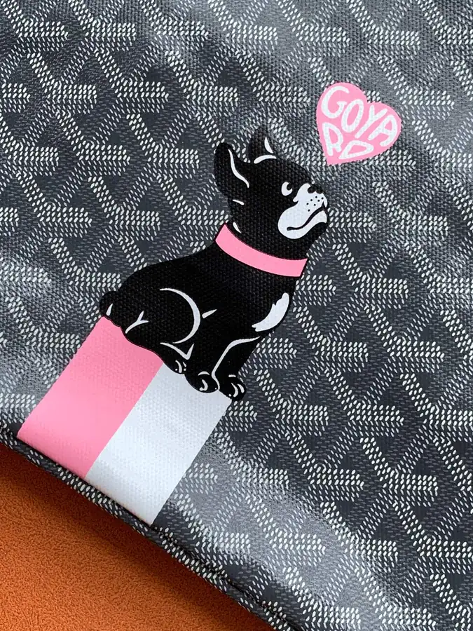 Goyard Hobo Bag with Heart Design
