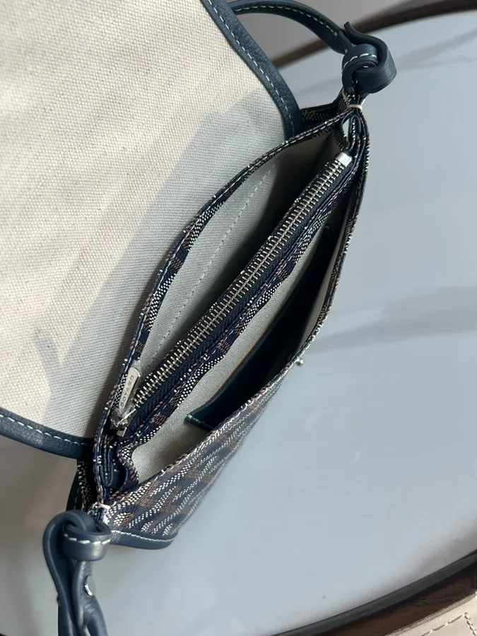 Goyard Envelope Bag Premium Italian Calfskin, Adjustable Strap, Versatile Design
