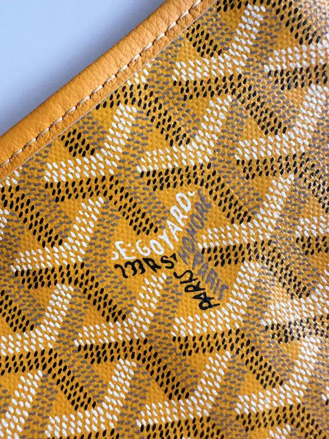 Goyard Hobo Shopping Bag with Artois Pattern and Linen Lining