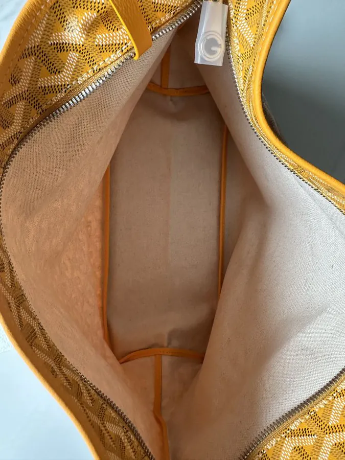 Goyard Hobo Shopping Bag with Artois Pattern and Linen Lining