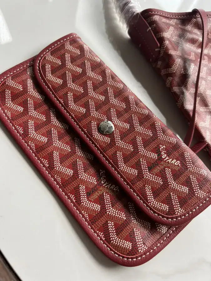 Goyard Hobo Shopping Bag Semi Handmade, Grained Calfskin