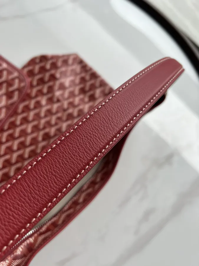 Goyard Hobo Shopping Bag Semi Handmade, Grained Calfskin