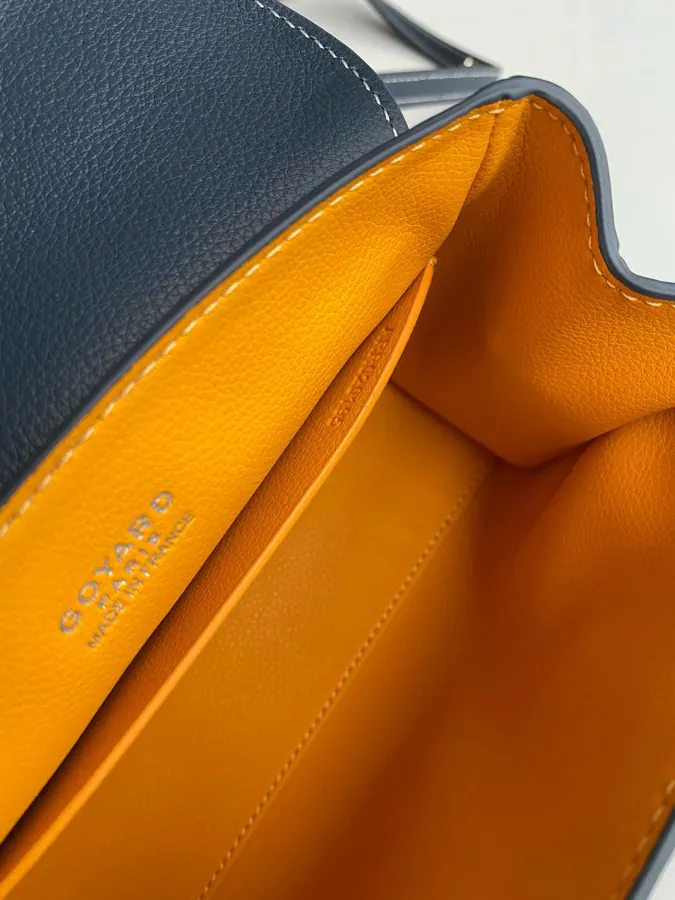 Goyard Saigon Small Handbag with Wooden Handle
