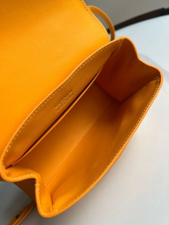 Goyard Saigon Small Handbag with Wooden Handle