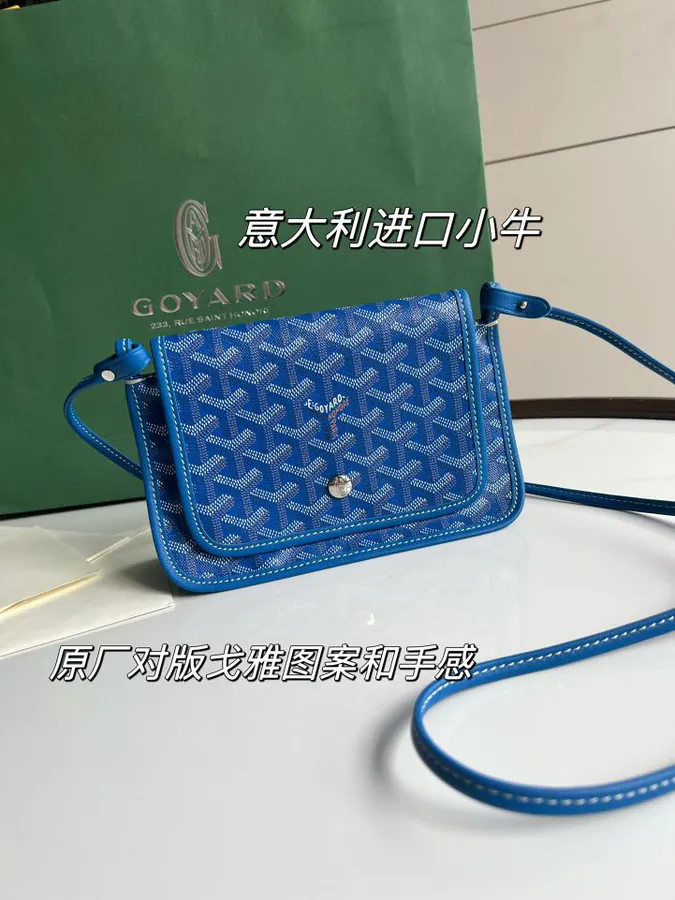 Goyard Envelope Bag Premium Italian Calfskin, Adjustable Strap, Versatile Design