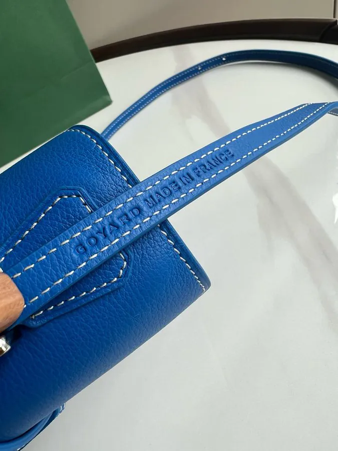 Goyard Saigon Small Handbag with Wooden Handle