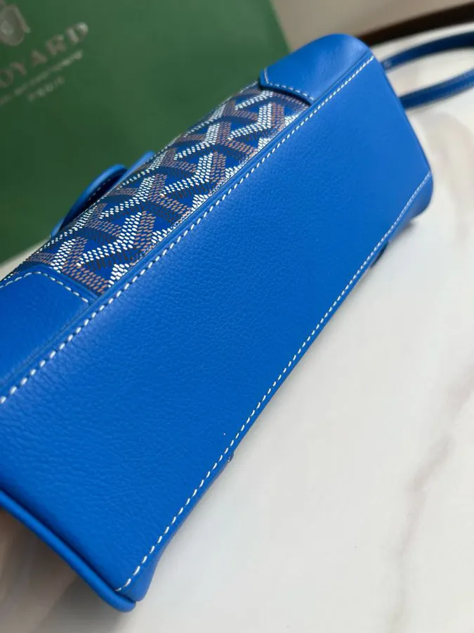 Goyard Saigon Small Handbag with Wooden Handle