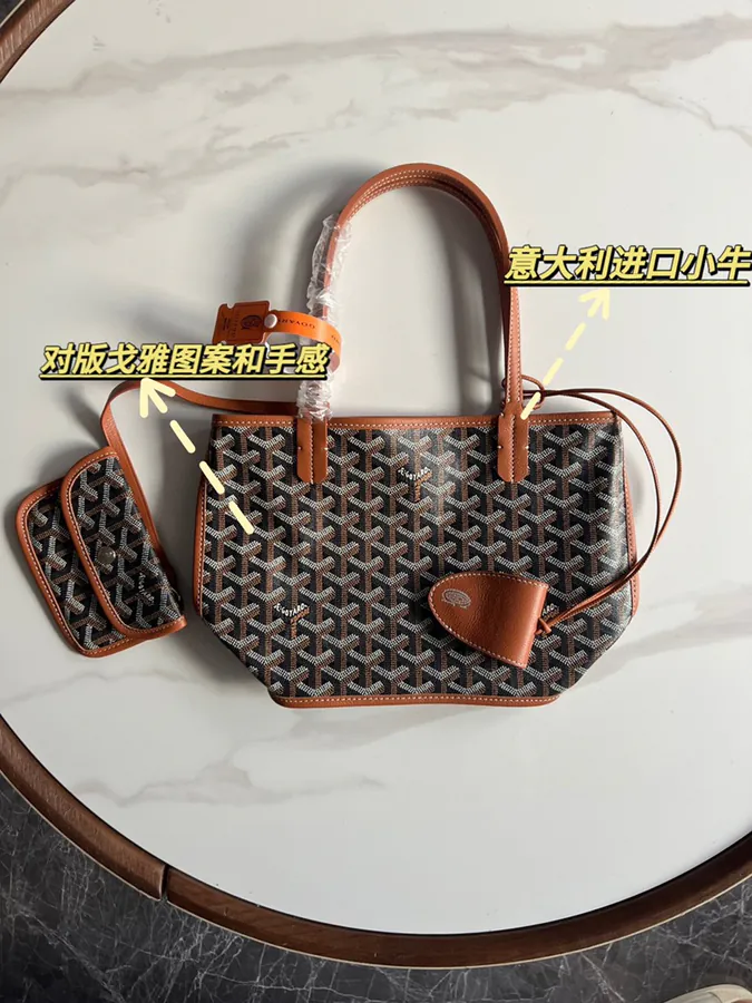 Goyard Mini Tote Shopping Bag