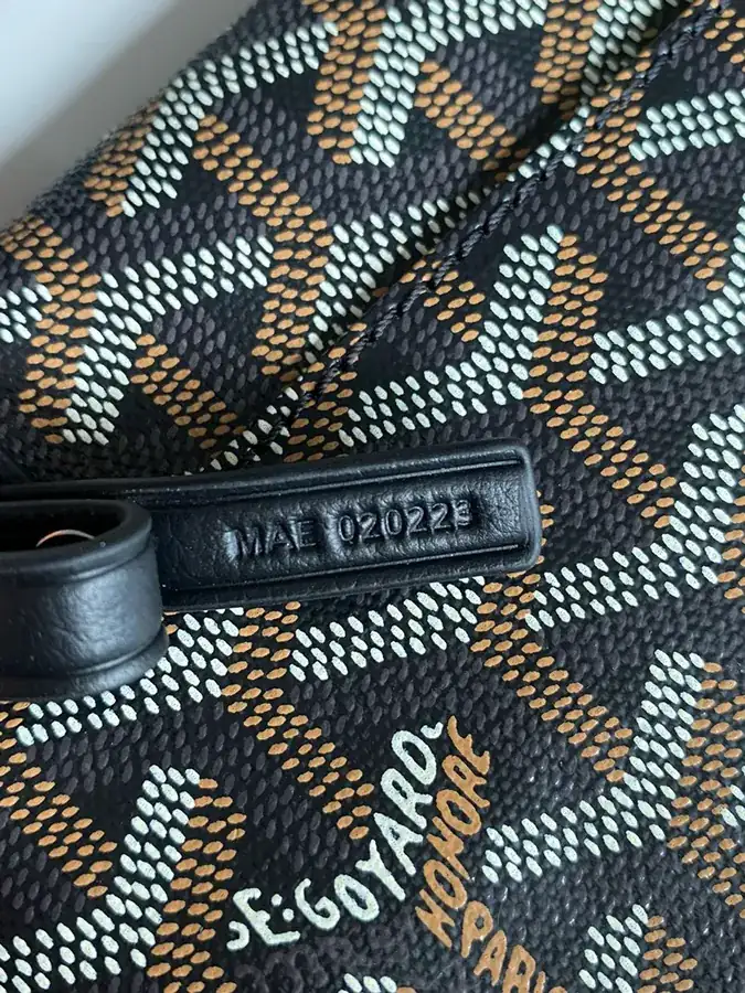 Goyard Hobo Shopping Bag with Artois Pattern and Canvas Lining