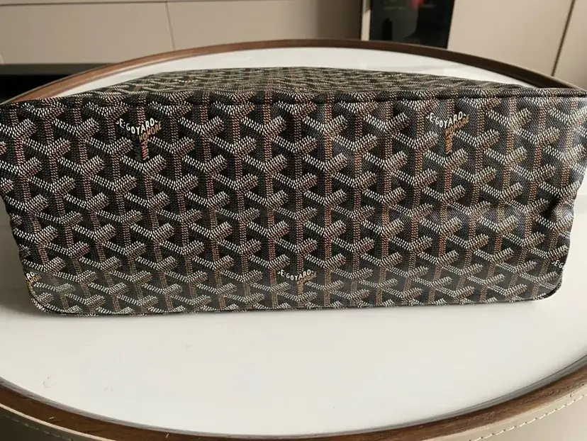 Goyard Hobo Shopping Bag with Artois Pattern and Canvas Lining