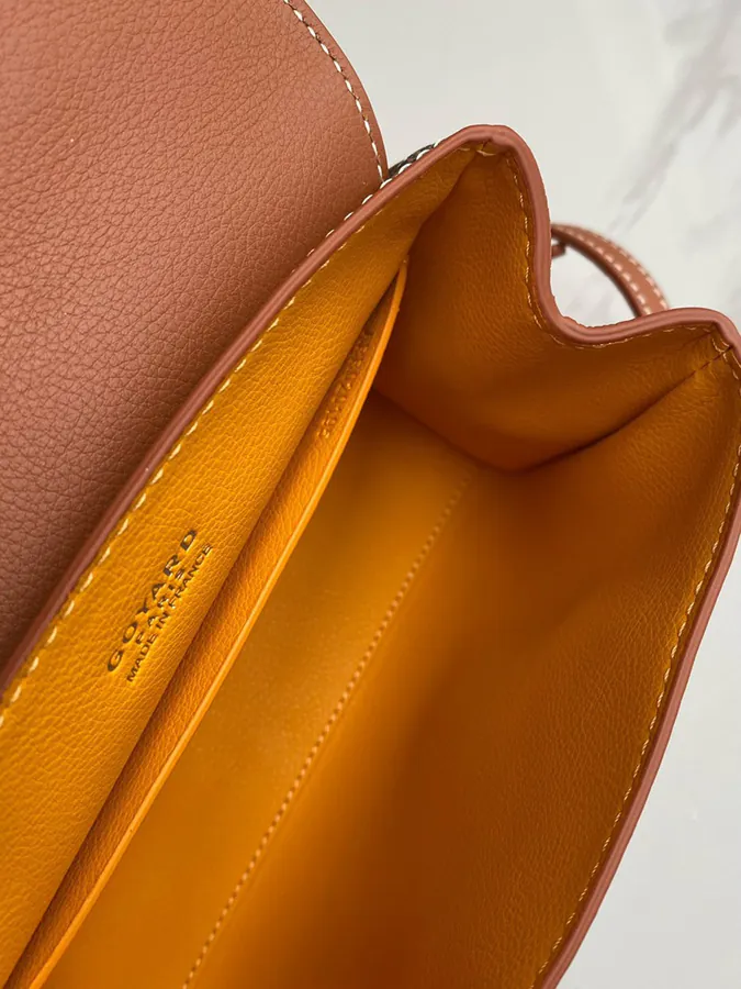 Goyard Saigon Small Bag with Wooden Handle