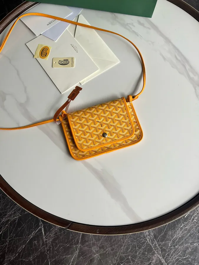 Goyard Envelope Bag Premium Italian Calfskin, Adjustable Strap, Versatile Design