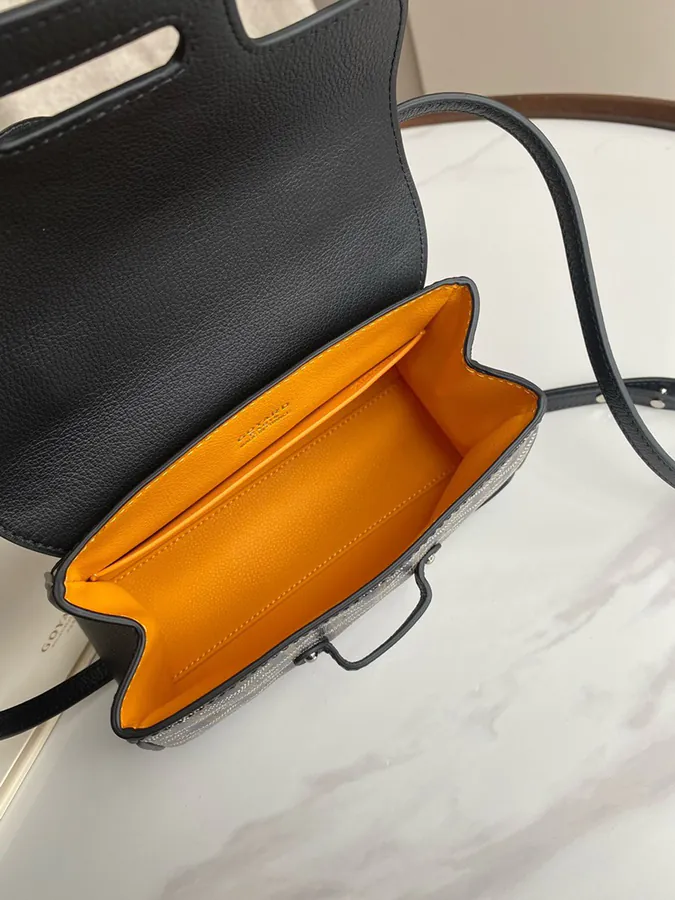 Goyard Saigon Small Bag with Wooden Handle