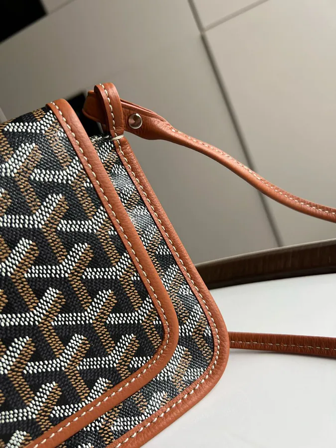 Goyard Envelope Bag Premium Italian Calfskin, Adjustable Strap, Versatile Design