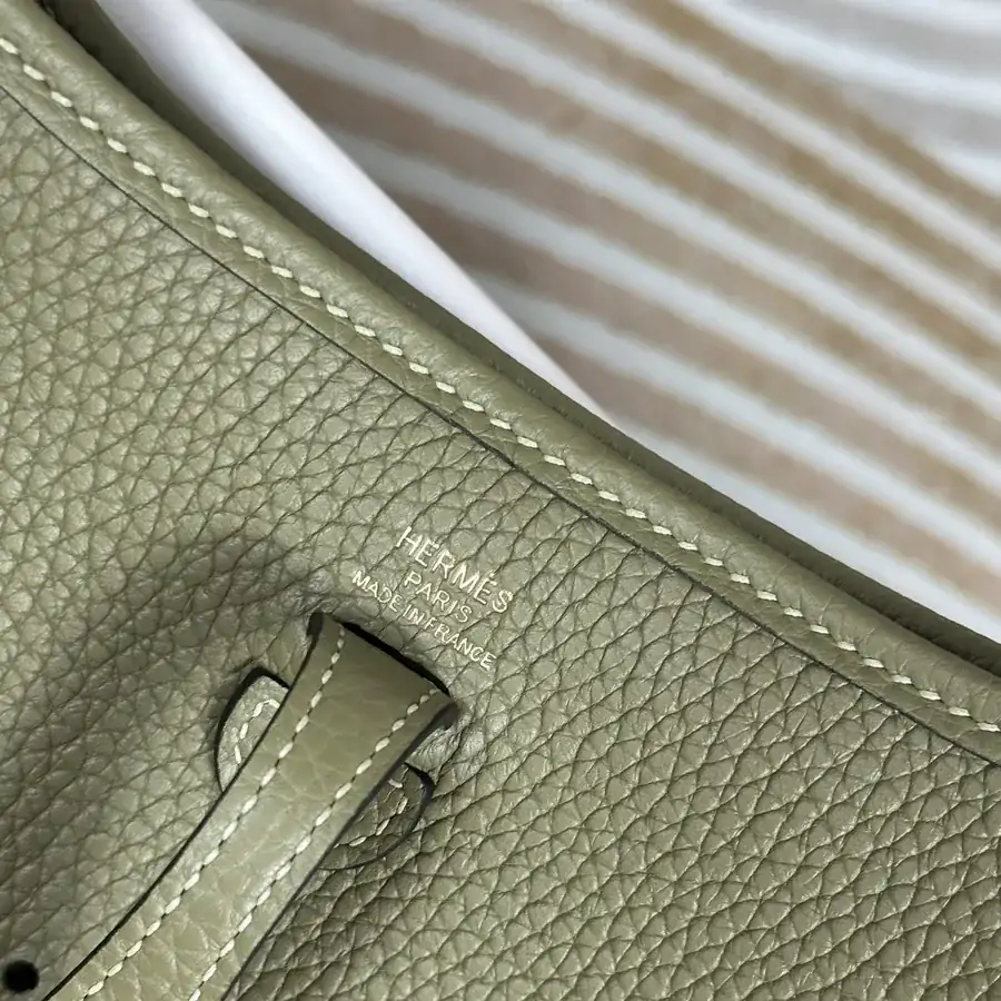 Evelyne Mini Crossbody Bag Semi Handmade Togo Calfskin