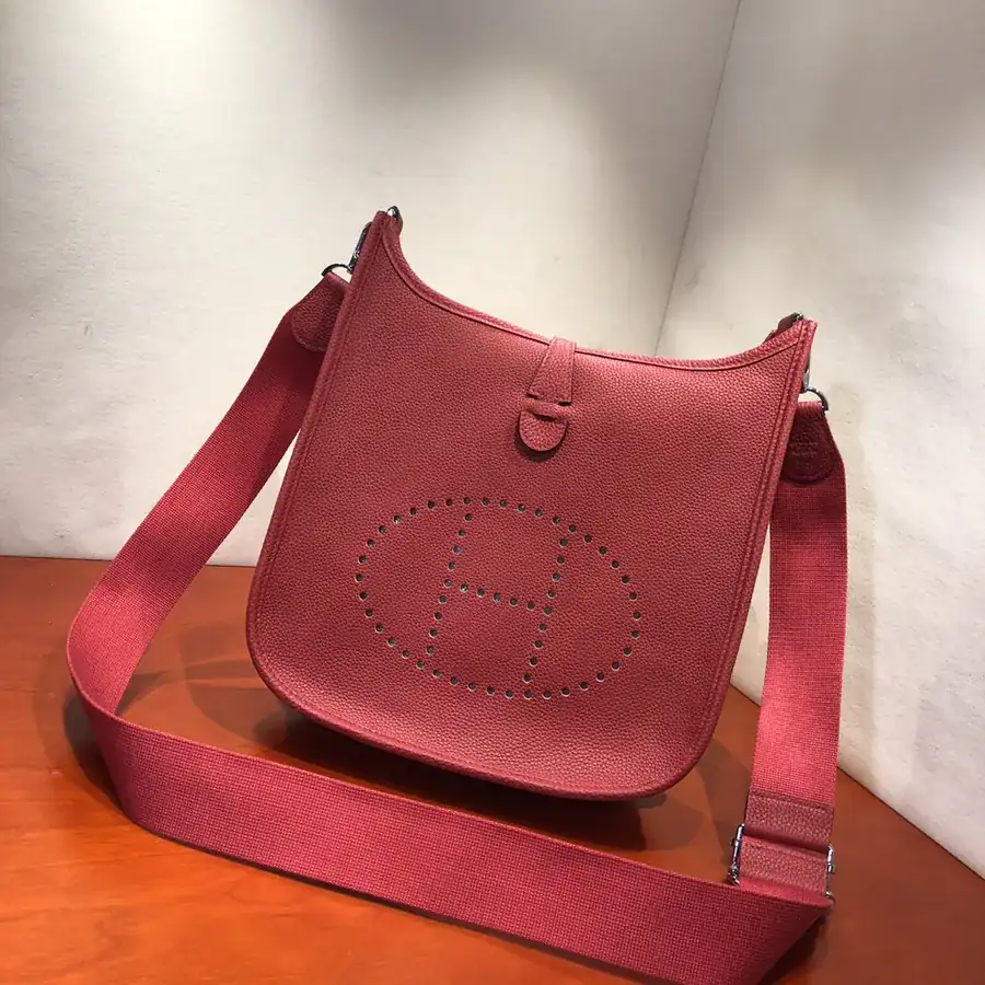 Evelyne Bucket Bag with Silver Clasp 32cm