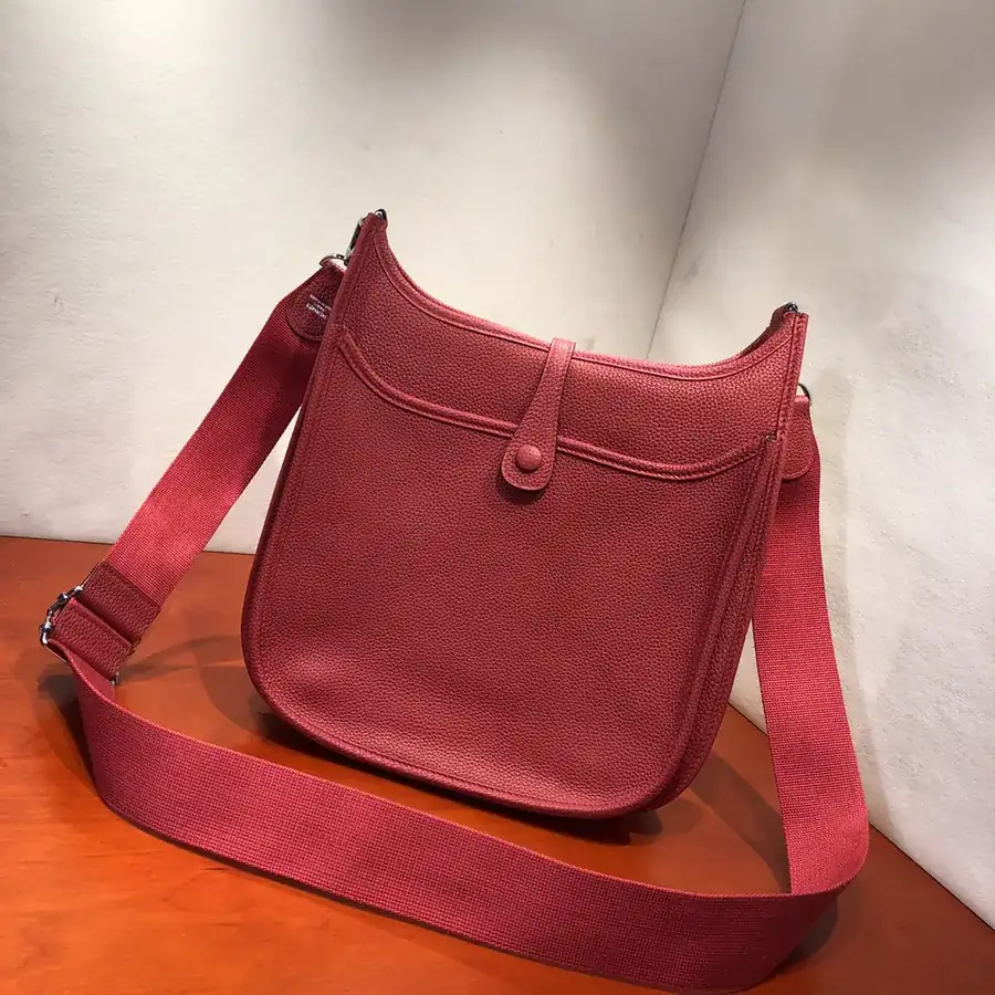 Evelyne Bucket Bag with Silver Clasp 32cm