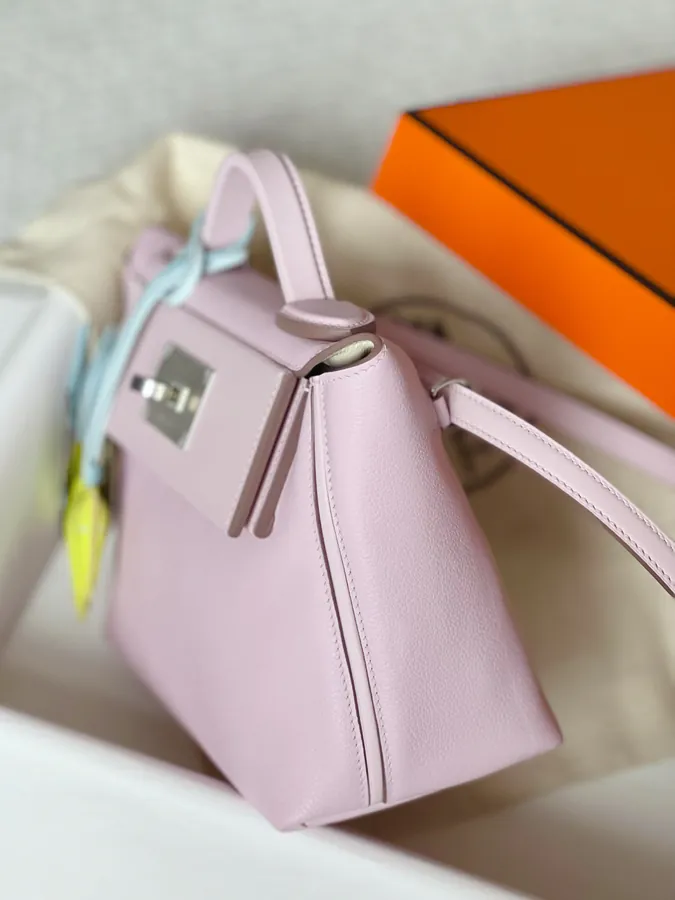 Mini 2424 New Color 09 Dreamy Purple Calfskin Wallet