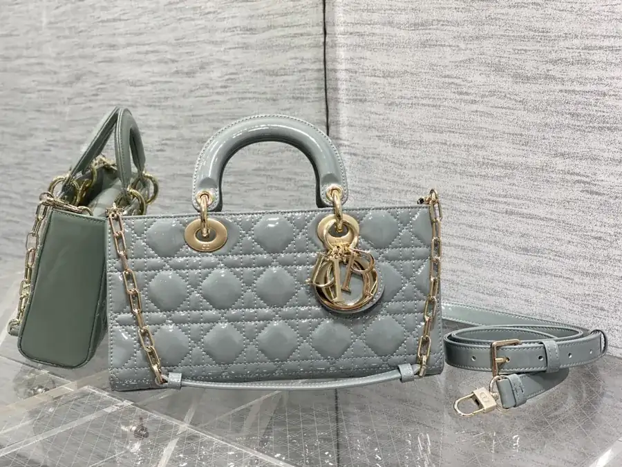 P700 Rock Grey Painted Calfskin Bucket Bag