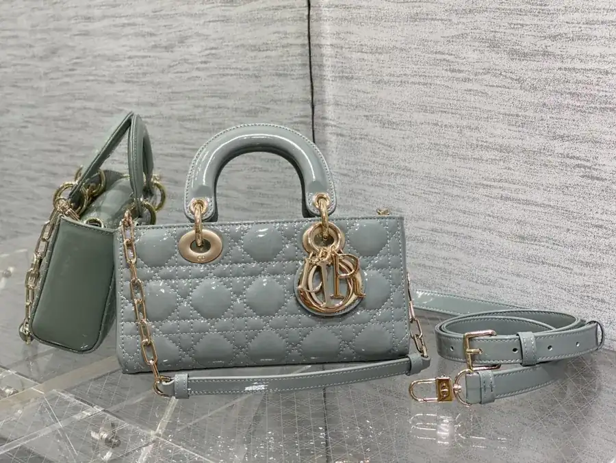 P650 Rock Grey Painted Calfskin Bucket Bag