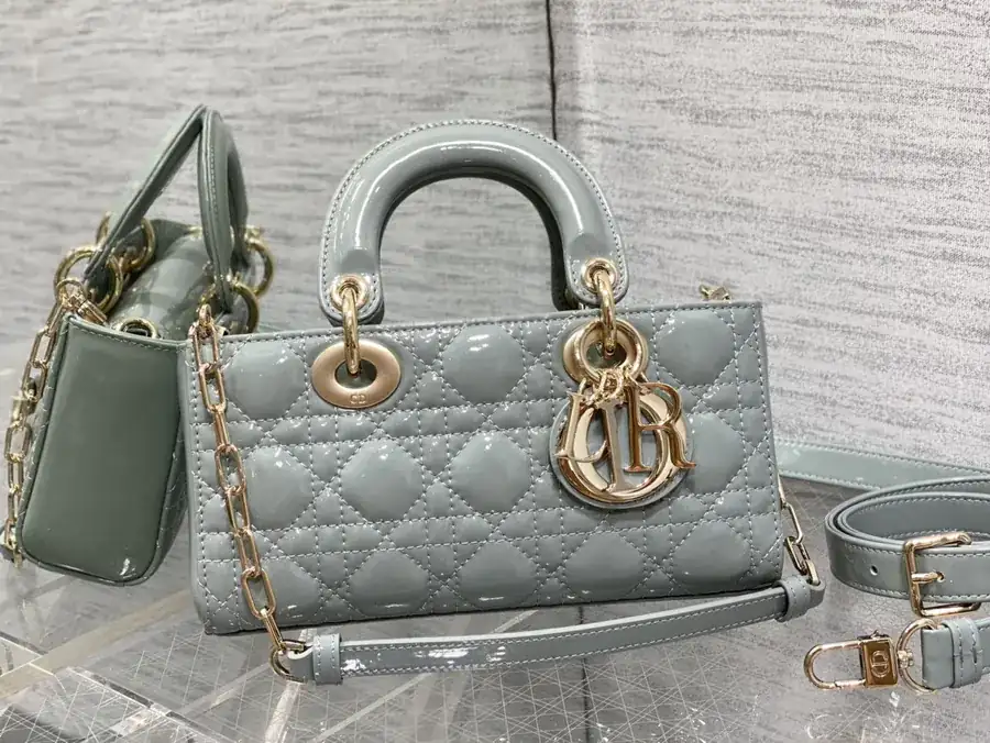 P650 Rock Grey Painted Calfskin Bucket Bag