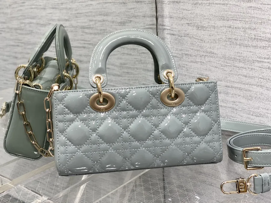 P650 Rock Grey Painted Calfskin Bucket Bag