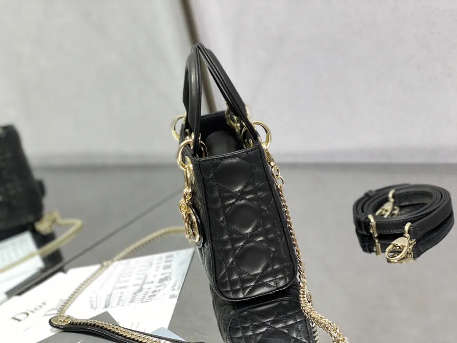 Premium Quality P600 Lady 3 Compartment Grained Calfskin Bag