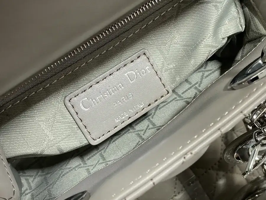 Premium Quality P600 Lady Three Compartment Bag in Grey Sheepskin