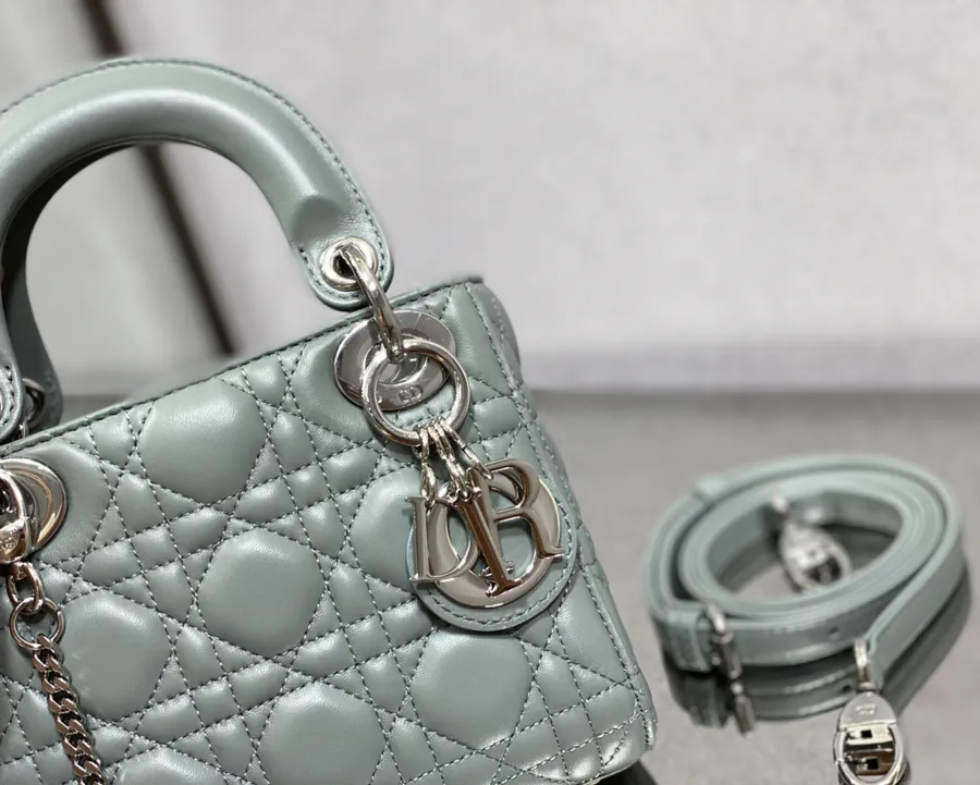 Premium Quality P600 Lady 3 Compartment Rock Gray Sheepskin Bag