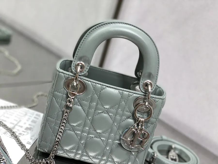 Premium Quality P600 Lady 3 Compartment Rock Gray Sheepskin Bag