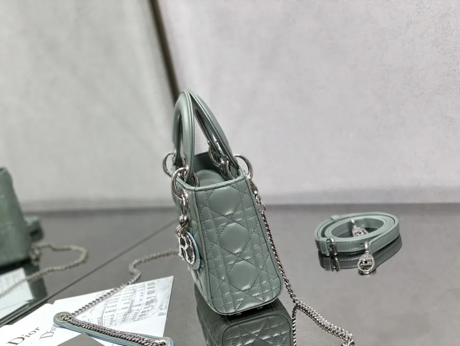 Premium Quality P600 Lady 3 Compartment Rock Gray Sheepskin Bag