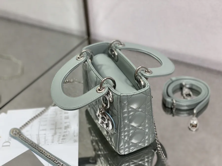 Premium Quality P600 Lady 3 Compartment Rock Gray Sheepskin Bag