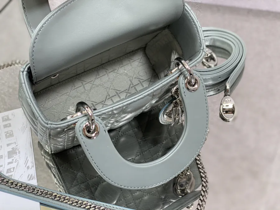 Premium Quality P600 Lady 3 Compartment Rock Gray Sheepskin Bag
