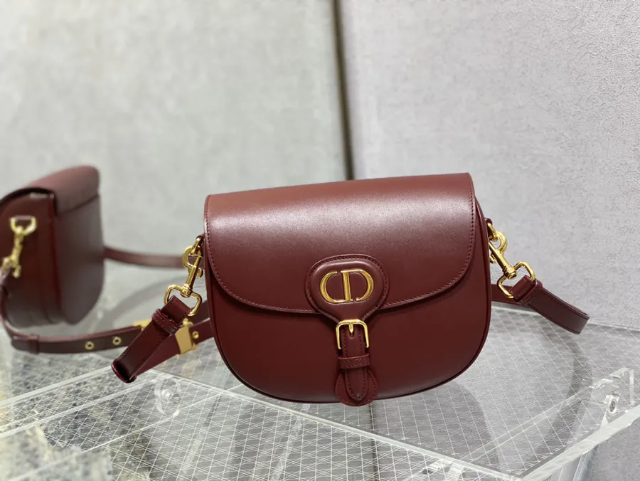 Premium Quality Wine Red Medium Bucket Bag