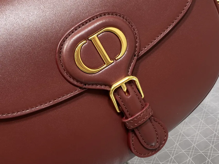 Premium Quality Wine Red Medium Bucket Bag